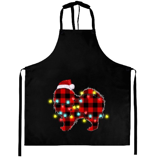 Pomeranian Christmas Dog Lover Pajamas Aprons