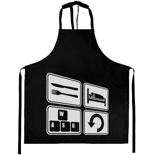computer gaming daily repeat Aprons