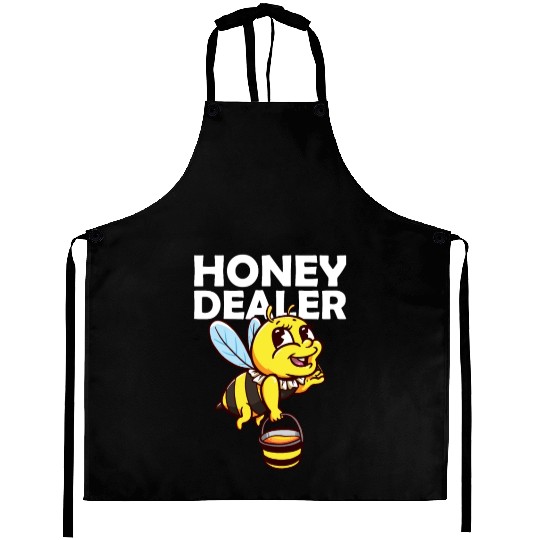 Honey Dealer Bee Honeycomb Farmer Beekeeper Beehiv Aprons