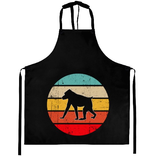 monkey retro Aprons