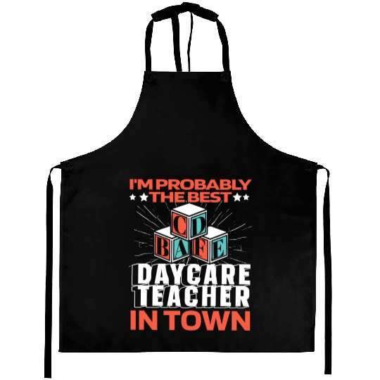 Daycare Teacher Funny Aprons