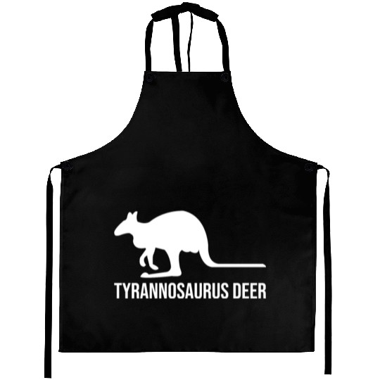 Funny Kangaroo Tyrannosaurus Deer Aprons