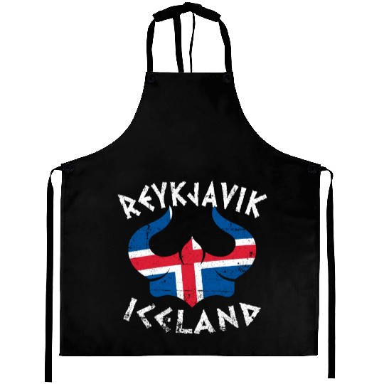 Reykjavik Iceland Dragon Boat Vikings Aprons