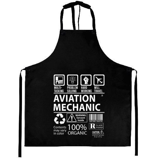 Aviation Mechanic Aprons - Multitasking Job Gift
