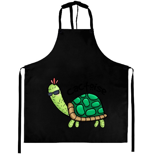 Cool Tortoise Mixed Cactus Cactoise Aprons