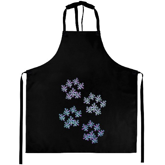 Snowflake Paws (Pastel) Aprons