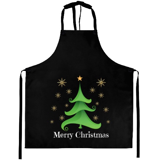 Whimsical Christmas Tree Aprons