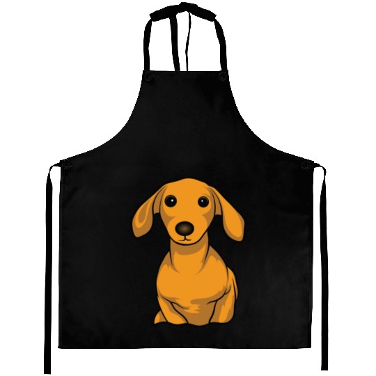 Dachshund Cute Puppy Funny Dog Pet Lover Gift Idea Aprons