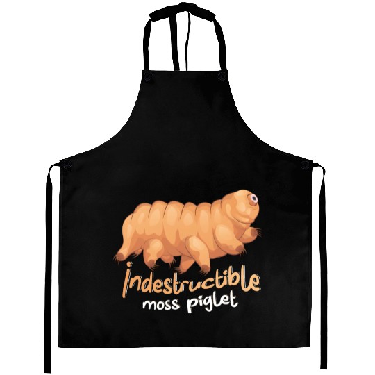 Indestructible Moss Piglet Science Tardigrade Aprons