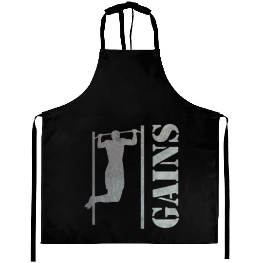 Bodybuilder Workout Pull Postal Service Back Exercise Gift Aprons