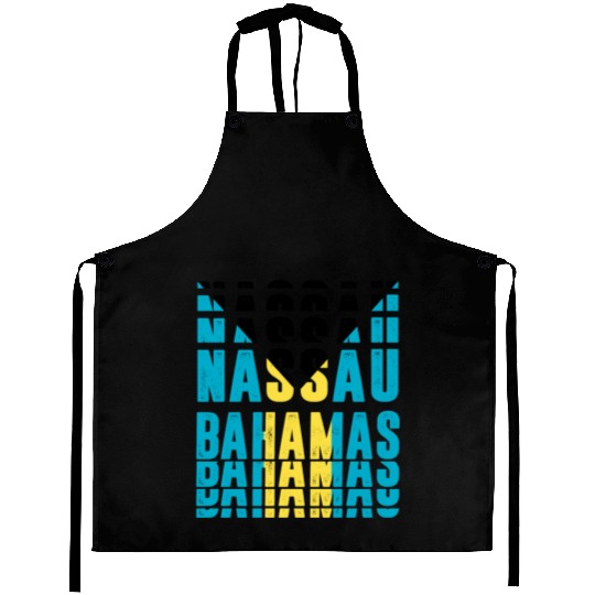 Nassau Bahamas flag design Aprons