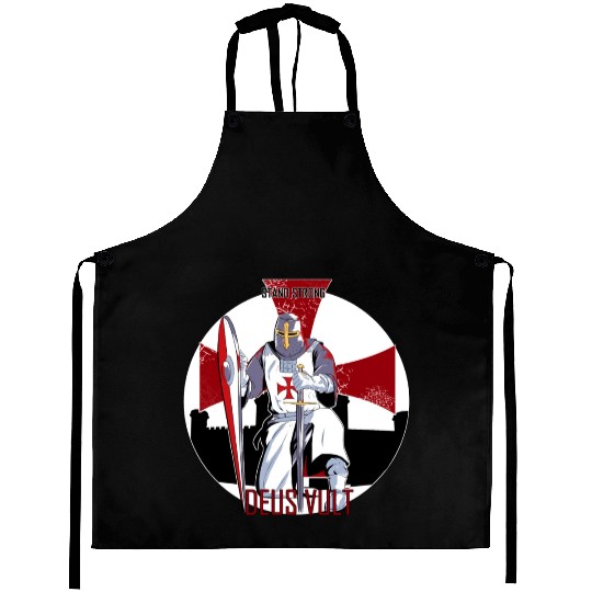 Stand strong and Deus vult Aprons