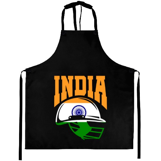 India Helmet Cricket Player Aprons