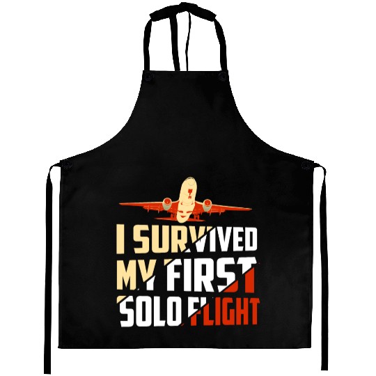 I Survived My First Solo Flight Aviation Aprons