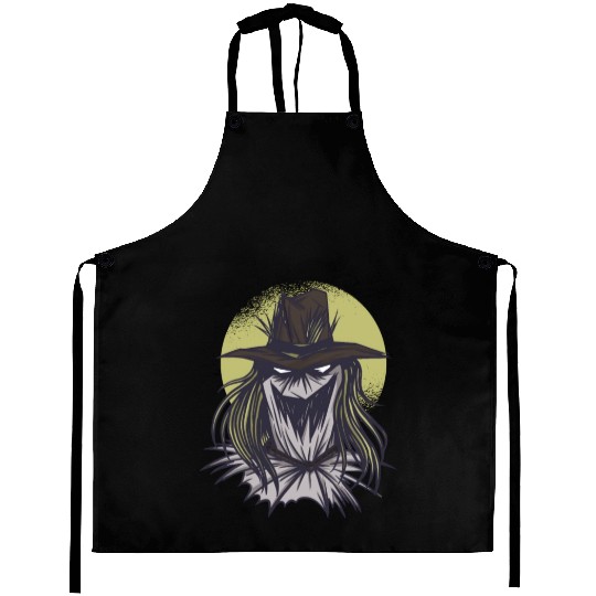 Scary creepy monster Scary creepy monster inspirat Aprons