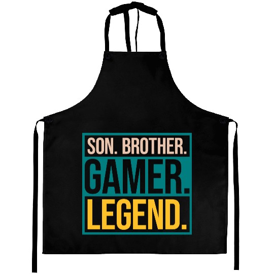 son brother gamer legend Aprons
