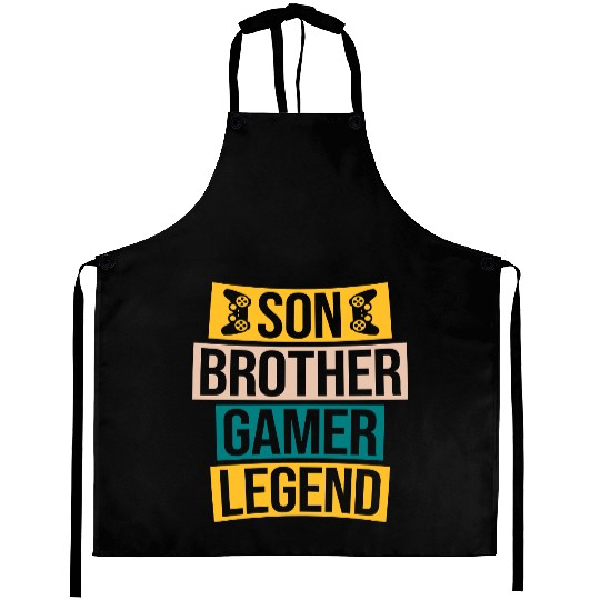 son brother gamer legend Aprons
