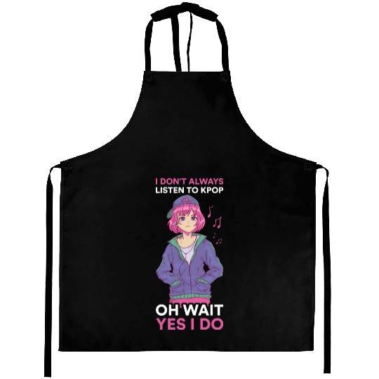 I Dont Always Listen To Kpop Funny Kpop Gift Aprons