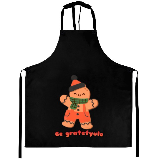 Christmas be gratefyule Aprons