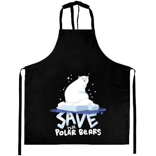 Save The Polar Bears Save Animals Aprons