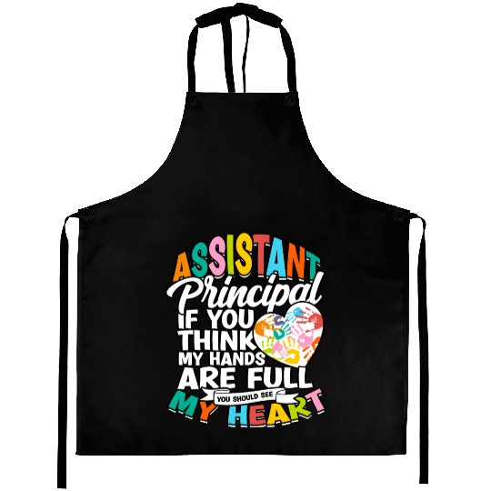 Assistant Principal Back School Teacher Principal Aprons