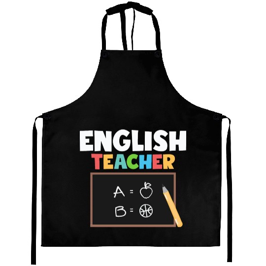 English Teacher Language Grammar Aprons