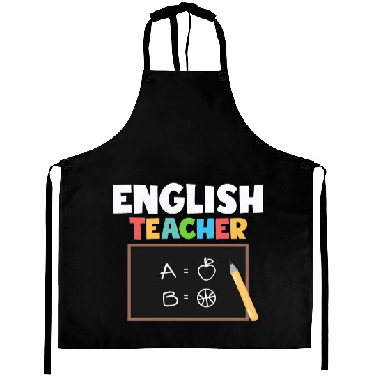English Teacher Language Grammar Aprons