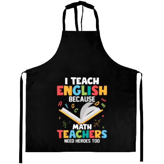 I Teach English English Teacher Grammar Aprons