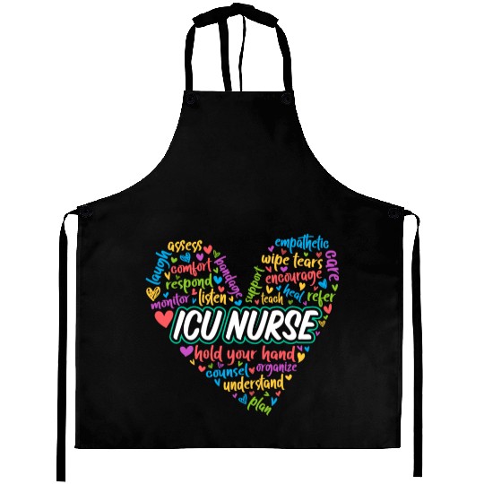 ICU Nurse Heart Aprons