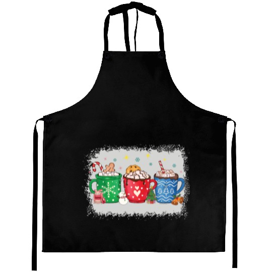 Christmas Hot Chocolate Peppermint Mocha Aprons