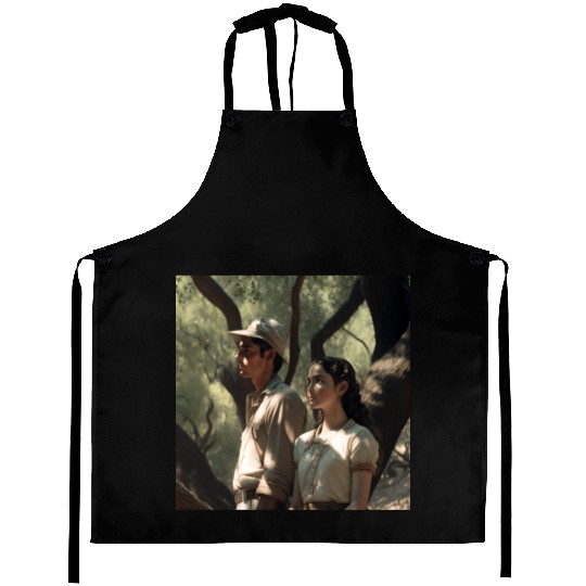 screengrab from a 1920s film scene beautiful Aprons