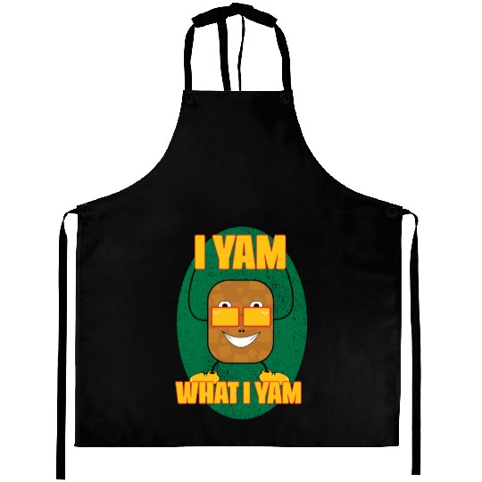 I yam what I yam Aprons