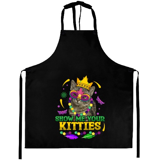 Kitten Show Cat Festival Parade Beads Mardi Gras Aprons
