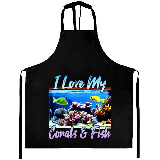 Saltwater aquarium coral fish Aprons