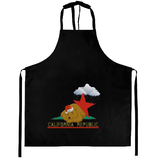 California bear in winter Aprons