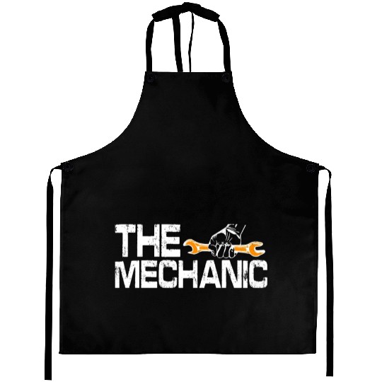 Dad Car Guy Garage Father's Day Funny Car Mechanic Aprons