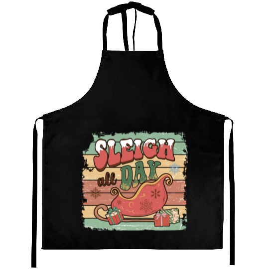 Sleigh all day Aprons