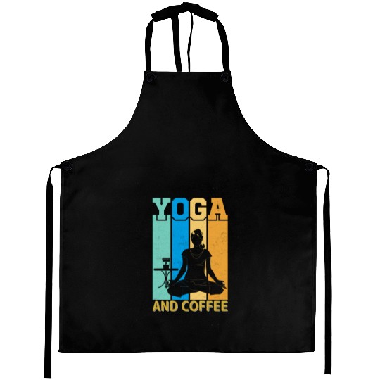 Yoga and coffee Aprons