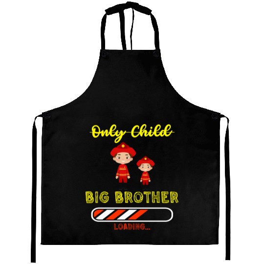 Big brother fire truck fireman Aprons