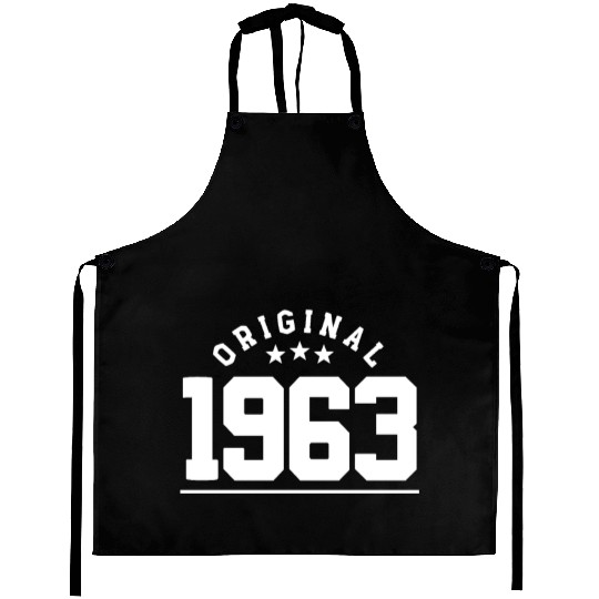 60 Years Vintage 1963 Retro 60th Birthday Aprons