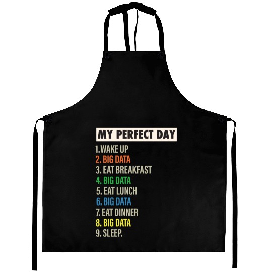 MY PERFECT DAY IS WHEN I DO BIG DATA Aprons