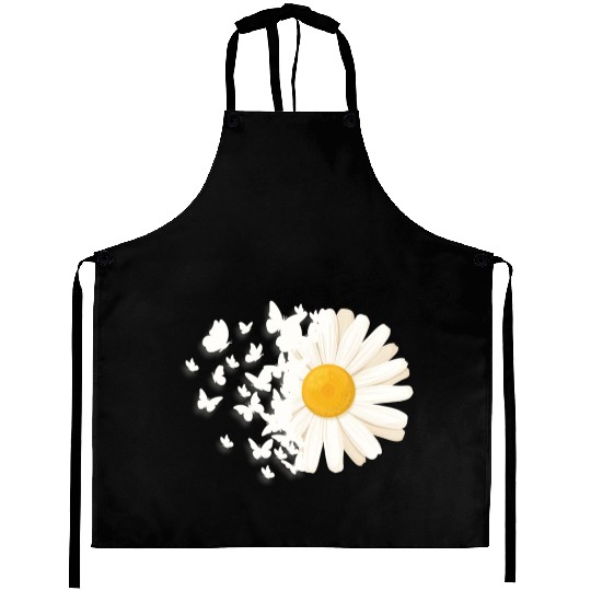 Marguerites Daisy Summer Daisies Flower Garden Aprons