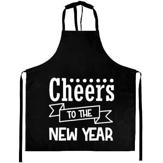 Cheers To The New Year 2023 NYE Party Glasses Aprons