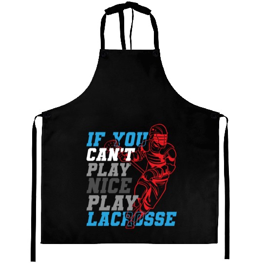 Lacrosse Player Lacrosse Coach Lax Player Sports Aprons