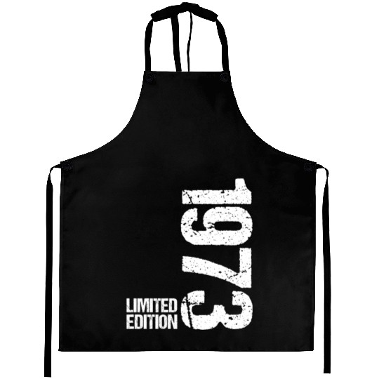 50 Years Vintage 1973 Retro 50th Birthday Aprons