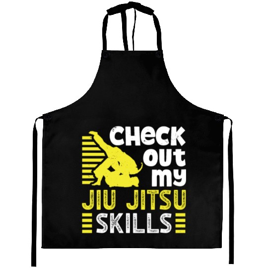 Jujutsu check out my jiu jitsu skills martial arts Aprons