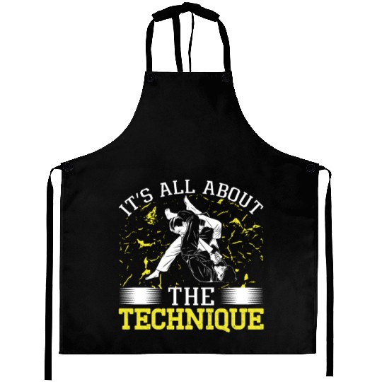 Jiu jitsu all about the technique jujutsu mma Aprons