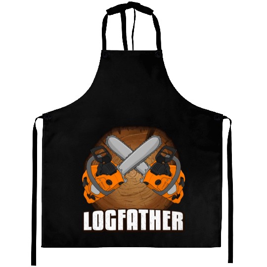 chainsaw Logfather Lumberjack Aprons