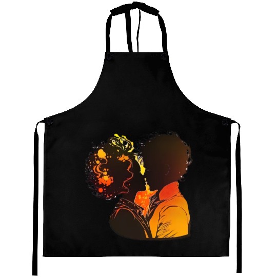 Valentine's Gift, Sweet Couple's Embrace, Warm Aprons