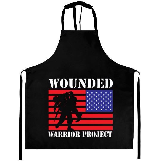 Wounded Warrior Project Us Flag Aprons